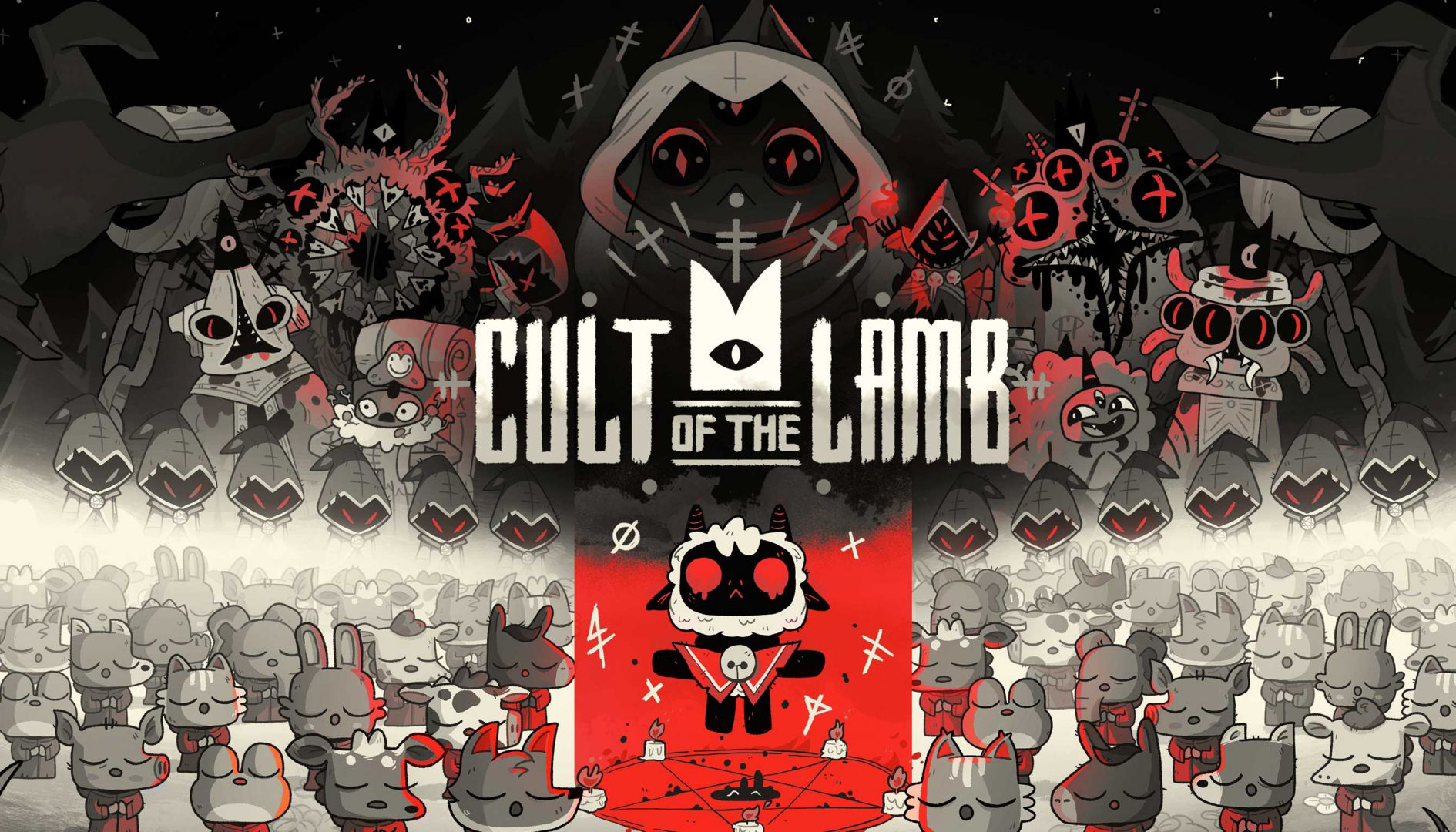 Cult of the Lamb: Makaberer, zuckersüßer Mix aus Roguelite und Aufbausim